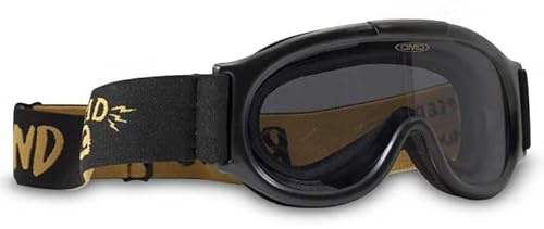 DMD Ghost Smoke Motorradbrille (schwarz/stark getönt)