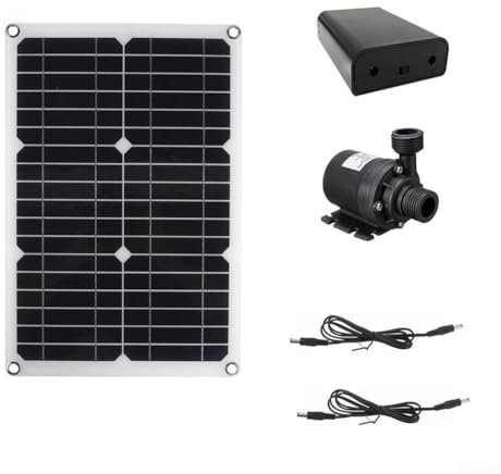 Pompe solaire 800L/H avec alimentation DC 12 V, parfaite pour maintenir le débit d'eau dans les jardins et les piscines
