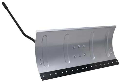 Rantry Schneeschild für Rasentraktor mit Adapter 100 cm Schneeschaufel Rasen und Gartenarbeit Model3056434