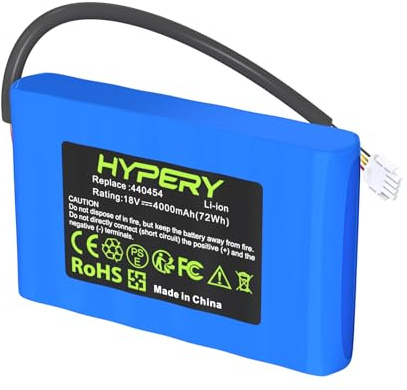 18 V 4000 mAh Li-Ionen Ersatz Akku mit höherer Sicherheit und längerer Laufzeit – kompatibel mit AL-KO Solo Robolinho 41.6 100 110 1100 Solo 500E 700 700E 1000 1100 Roboter-Rasenmäher