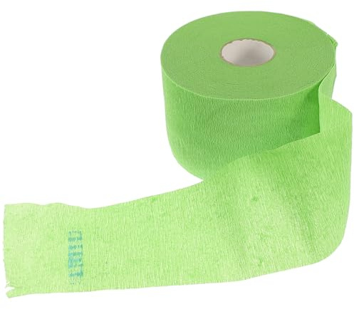 LALADEFIEE Nackenstreifen Komfortabel und Einfach Anzulegen 5 Rollen aus Papier für Friseursalons Zufällige Farbe als Halsabdeckungspapier beim Haarschneiden für Gesichtsanwendungen