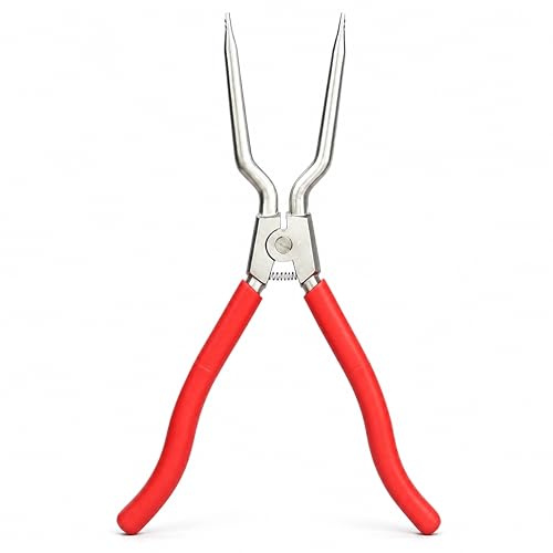 Washing Machine Spring Expansion Tool, Washer Door Seal Spring Plier | 280mm Total Length Tool with 110mm Max Expansion, for LG and for Samsung Washers, Practical Washing Machine Coil Tool, Red