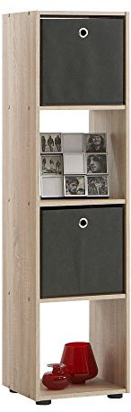 Beauty.Scouts Möbel FD Regal Sigi - Eiche Nachbildung Wandregal Dekoregal, Arbeitszimmer, Büro, Wohnzimmerschrank, Wohnzimmer, Flur, Diele, Küche, Schlafzimmer