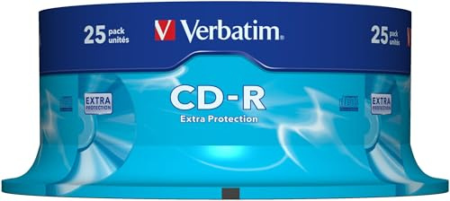 Verbatim CD-R Extra Protection, 25 Pack Spindle; Packungsinhalt: 25 Stück
