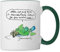 Spreadshirt Janosch Auf Wunderbare Weise Nicht Wahr Tasse Zweifarbig, One size, Weiß/Dunkelgrün