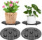 4 PCS Potted Plant Stand Holder, Large Planter Holder,Heavy Duty Indoor Outdoor Garden Patio Flower Pot Stands-30CM Diameter