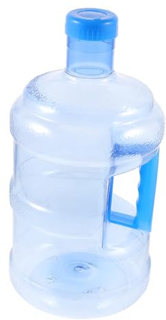 LIOOBO Water Jug 5L Mineral Water Bottle for Camping Hiking Outdoor Sports Portable Plastic Bottle with Carry Handle Lightweight
