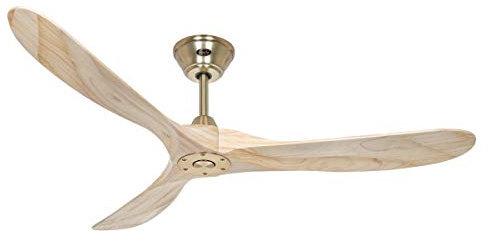 CasaFan ECO GENUINO 152 MG-NT Deckenventilator (Ø x H) 1520mm x 285mm Flügelfarbe: Holz (hell) Geh