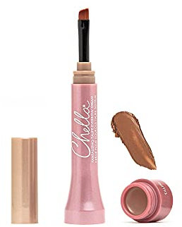 Chella Eyebrow Cream, Tantalizing Taupe - Vegan, Cruelty Free, Paraben Free, Gluten Free - Long Wearing, Velvet Consistency, Water Resistant
