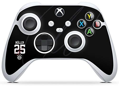DeinDesign Skin kompatibel mit Microsoft Xbox Series S Controller Folie Sticker FC Bayern München FCB Thomas Müller