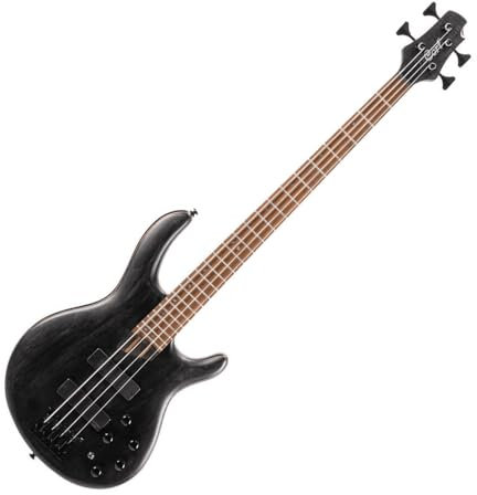 Cort B4 Element Elektrischer Bass, Serie Artisan B, offenporig, Schwarz