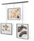 Umbra Exhibit Foto Collage Bilderrahmen - Flexibles Bilderrahmen-Set zur Horizontalen und Diagonalen Anbringung, für 3 Photos, Kunstdrucke, Bilder, Schwarz, 3 Rahmen - 20 x 25 cm