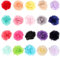 Luxshiny Zubehör Rose Haarblumen Beige Ansteckblume Groß Rosafarbene Blumenhaarspange Haarnadelbrosche 20Pcs Rosafarbene Haarzusätze für Frauenmädchen Haarschleife Grau Haarclip Pink