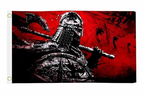 U24 Flagge Fahne Wikinger Vikings rot 90 x 150 cm