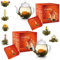 Creano 2x Teeblumen Geschenkset - Erblühtee Frühjahrslese mit 2x 500ml Glaskanne & 12x Weißer Tee - Sparpreis-Set