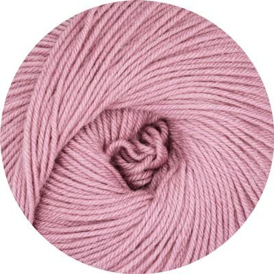 Linie 12 Street uni von Online Garne,4-fach Sockenwolle, 50 g 75% Schurwolle (Merino extrafein) 25% Polyamid, 210 m LL, superweich, 3 Maschenmarkierer zu jeder Bestellung (026 altrosa)