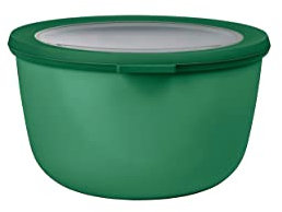 Mepal - Bol Multifonction Cirqula Rond - Boîte Conservation Alimentaire avec Couvercle - Convient comme Boîte de Hermétique pour le Réfrigérateur, Micro-ondes & Congélateur - 2000 ml - Vivid green