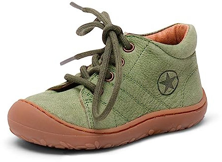 Bisgaard Kinder Schnürschuhe HALE I Grün Leder