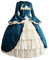 Beokeuioe Elegant Renaissance Maxikleid Damen Gothic Festkleid Halloween Plisseekleid Vintage Mittelalterlichen Ballkleid Barockes Rüschen Abendkleid Viktorianisches Cosplay Kleid