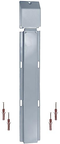 1STec Grey BT Openreach 25 + 101A cable cover capping for outdoor Together these protect the wall entry point & gives the underground telephone broadband drop wire main feed protection from damage