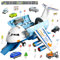 Airplane Toys for 3 Year Old, Toy Airplane for Boys Kids Age 4-7, Large Transport Spray Aeroplane Toys with 10 Vehicle Cars, Boy Toys Age 4-5