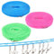 TIMESETL 3Stück Wäscheleine Camping 8m rutschfeste Wäscheleine, Wäscheleine Nylon Flexible Reise Wäscheleine Camping Outdoor Ausziehbar Wäscheleine zum Einhängen Camping Wäscheleine Outdoor