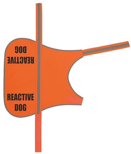 Flexi-Print Reactive Dog Vest - Personalised Dog Hi Vis Vest Reflective Dog Coat, Service Dog Vest, Nervous Dog Products, Dog Hi Viz, Reactive Dog Warning, Dog Training Vest, Dog Walking Accessories