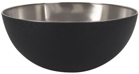 MGE - Saladier en Acier Inoxydable - Bols Mélangeurs/Saladier - Bol à Fruits et Légumes - Plat à Servir - Bol à Mélanger - Bol pour Cuire, Servir et Grignoter - Food Bowl, Saladier - 28,5 cm