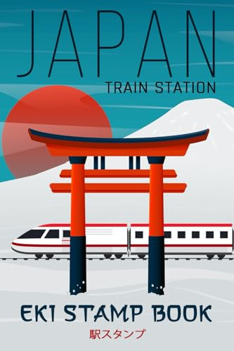 Japan Train Station Eki Stamp Book: Collect Your Japanese Railway Station Stamps - 4x6 Inches With Index