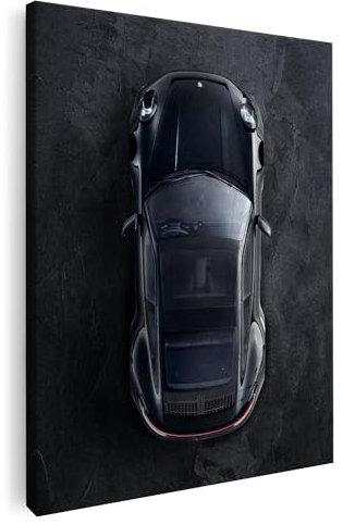 Artmazing | Porsche 911 Bild bunt | S-Art Bilder | Porsche 911 Bilder Modern | Coole Wandbilder Wohnzimmer | Wandbild Porsche 911 Deko XXL | Bild Leinwand XXL | Porsche 911 Bilder Wand