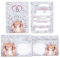 Minkocards 12 Einladungskarten incl. 12 Umschläge zum 8. Kindergeburtstag Mädchen Katze Einladungen zum achten Mädchengeburtstag Geburtstagseinladungen