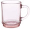 Duralex Versailes 06C1111 - Taza de café de vidrio templado de 260 ml, paquete de 6 unidades, color rosa