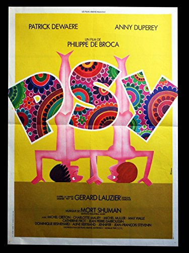 Psy – Original Kino-Poster – 120 x 160 cm – 1980 – Patrick Dewaere – Philippe von Broca