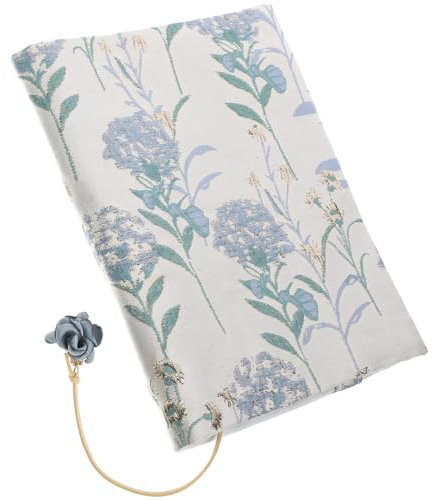 LALAFINA Stylischer Handgefertigter Buchschutz Verstellbar Und Für Schüler Und Buchliebhaber Dandelion Buchhülle