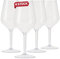 Blue Lake Travel Weingläser Plastik aus Tritan Kunststoff Weinglas - 4er-Set - unzerbrechlich - ideal für Camping, Poolpartys, Gartenpartys, Festivals und Picknicks