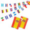 Flagge Lateinamerika, 22 Länder, 9,2 m, spanische Sprache sprechende Länder, Flaggen für lateinamerikanische Länder, Banner für hispanisches Erbe, Monatsdekorationen, Sport, Bars, Dekorationen (2)