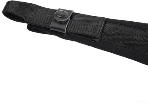 Akkordeon-Gurt für 8120 Bassakkordeons, bequem und leicht, längenverstellbar, Schwarz (60-120 Bass)