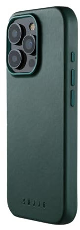 Mujjo Leather Case iPhone 16 Pro Livid Green