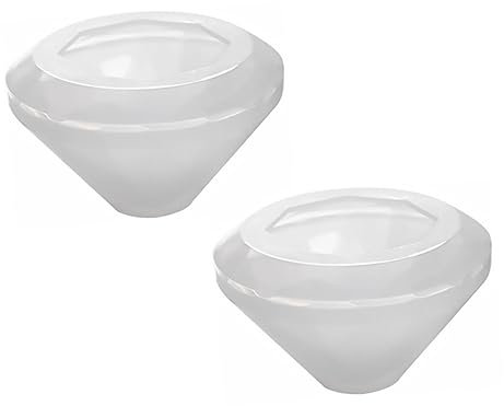 HOLIDYOYO 2 Moldes De Silicona Diy Para Manualidades Molde De Diamante De Cristal Epoxi