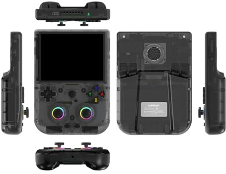 SXMA RG406V Console portatile 128G Joystick Hall 3D ad ampio angolo Sensore giroscopio a sei assi Ventola ad alta velocità Tubo di calore Dissipazione attiva del calore USB Type-C supporta 1080p