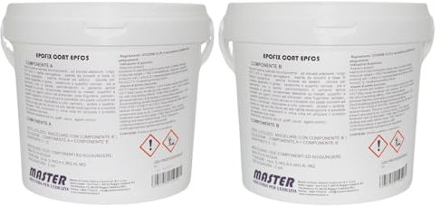 Resina Epossidica Satinata per Piastrelle e Superfici Facile Applicazione 12 MQ (Epofix Coat) (Bianco, 1 Kg)