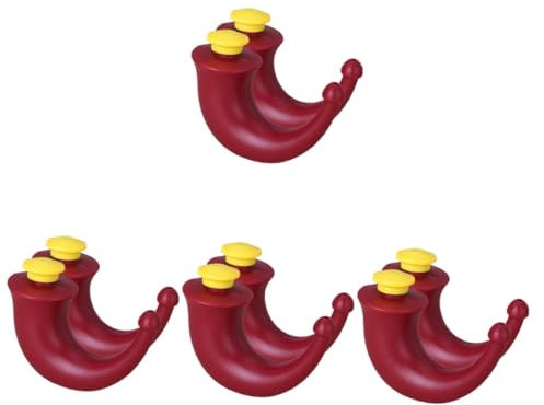 Healeved 4 Juegos Suministro De Limpieza Para La Nariz Limpieza Nasal Enjuague Nasal Limpiador Nasal Botella De Lavado Nasal De Irrigación Nasal El Plastico Rojo 2 Piezas * 4