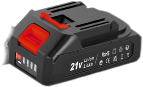 CEEIGOO Batterie 2,0 Ah pour perceuse sans fil 21 V