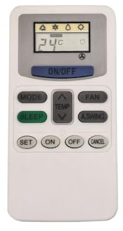 IOOIQQ PC-LH6 - Mando a distancia de repuesto para aire acondicionado Hitachi PC-LH6Q.PC-LH3A KFR-25X2GW-BPMT