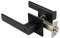 NUOBESTY Serratura a Maniglia Serrature Porta Sicurezza Nero Per Con Chiave Serratura Del Bagno Lega Di Zinco Black