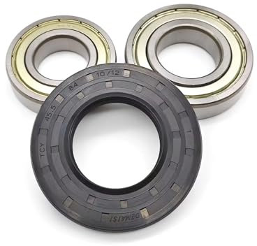 Kit cuscinetto e guarnizione vasca lavatrice compatibile con ricambi Samsung DC62-00156A, 6601-002632, 6601-002516