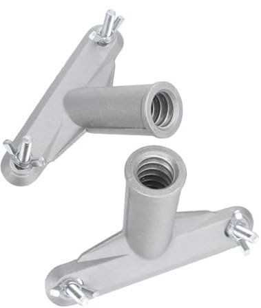 NUOBESTY 2Pcs Replacement Broom Head Connector Adapter for Poles Easy Installation Handle Tip for Push Broom Durable and Stable Extension for Enhanced Cleaning Performance