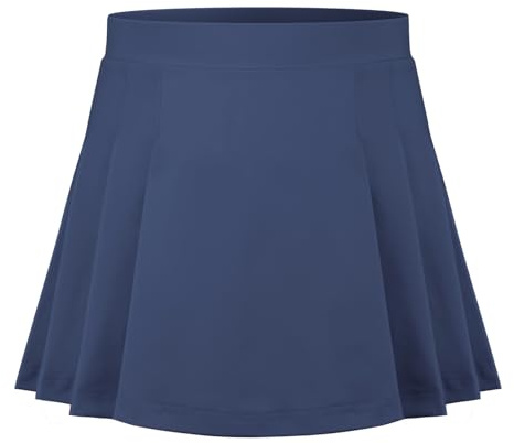 Tennisrock Mädchen Sportrock Kinder mit Hose Taschen Faltenrock Golf Skorts | 4–15 Jahre