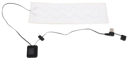 HOMOCONO Piastra Riscaldante per Collo in Fibra di Carbonio Tre Modalità, Morbida al Tatto, 5v/2a Usb, per Uso Invernale e Comfort Termico