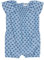 Sense Organics Baby-Mädchen LUA Sommerspieler GOTS-Zertifiziert Spieler, Blau (AOP Peacock 282010), 80 (Herstellergröße: 9M)